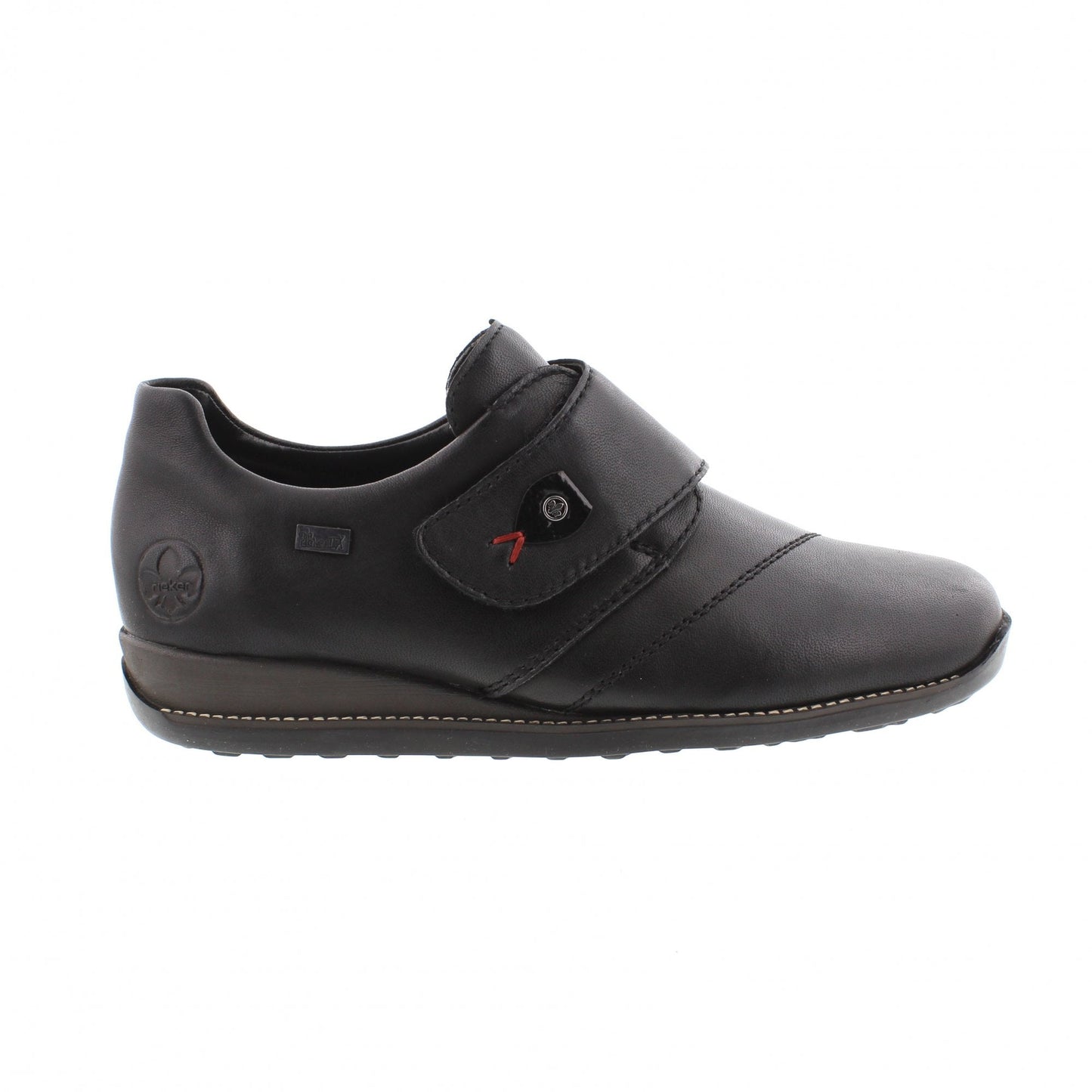 Rieker 44262-00 Ladies Black Velcro Shoe