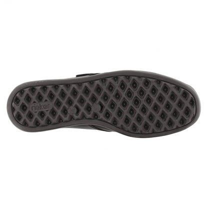 Rieker 44262-00 Ladies Black Velcro Shoe