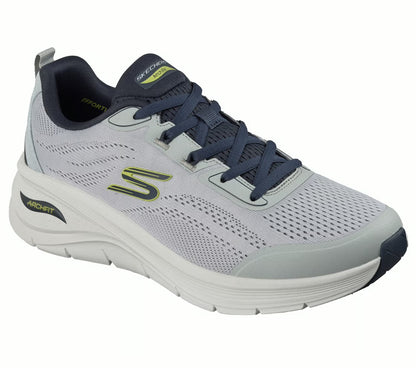 Skechers 233401 Mens Arch Fit 3.0 Grey Navy Prawsper Trainer