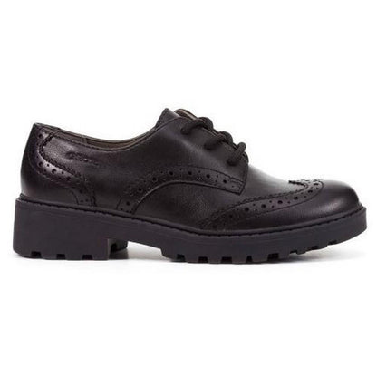 Geox J6420N Casey Lace Girls Black Nappa