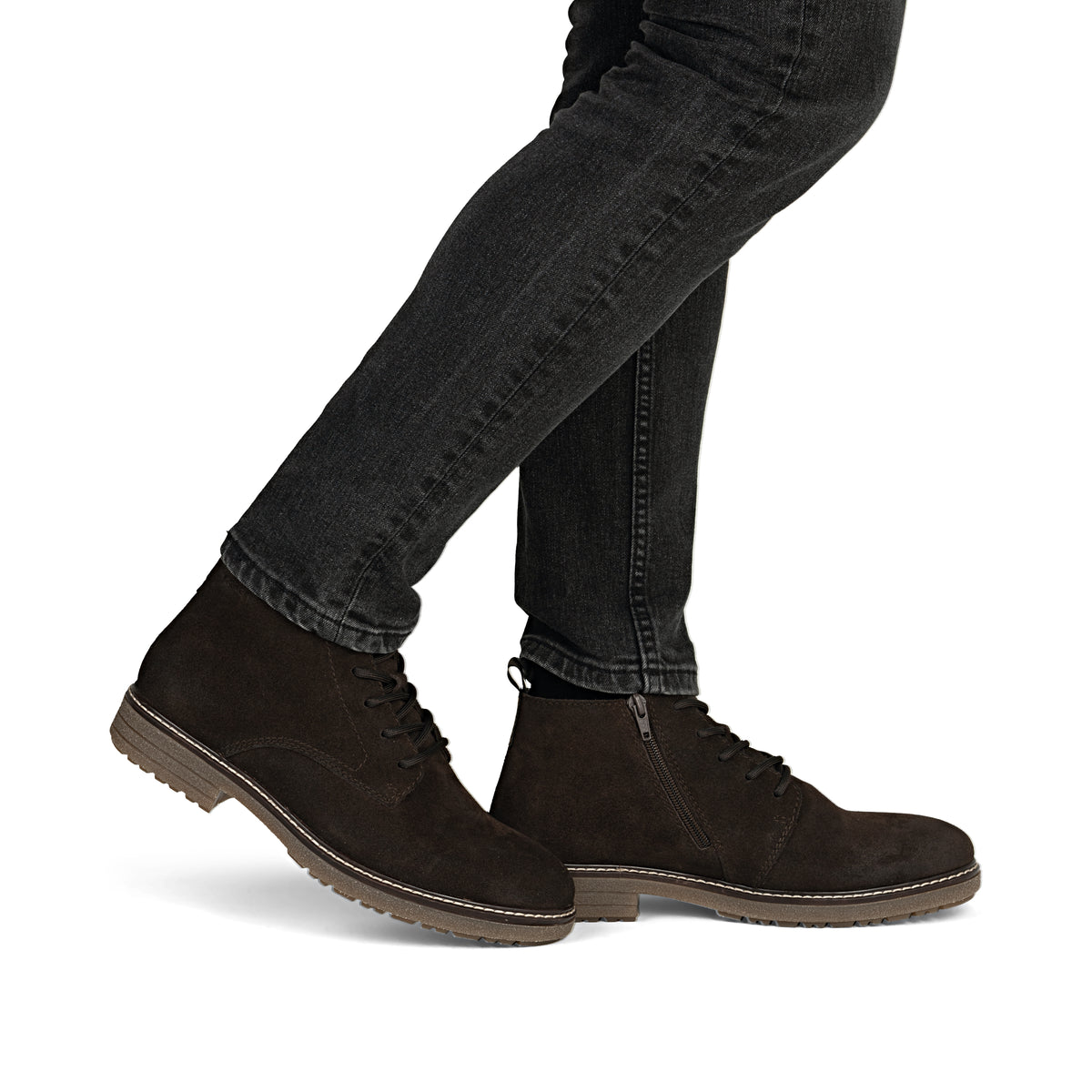 Rieker 33106-25 Mens Brown Lace Boot