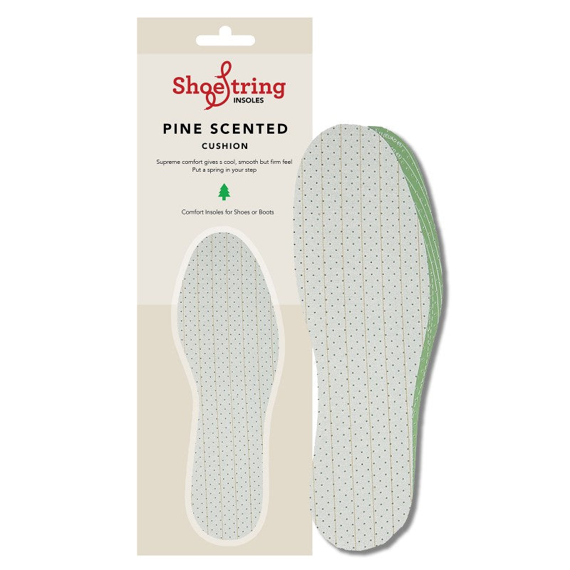 ShoeString Green Pine Insoles Cut to Size
