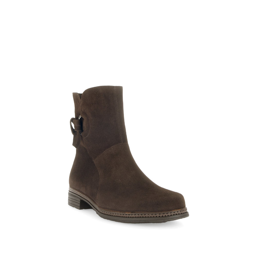 Gabor 54.671.18 Ladies Network Brown Suede Ankle Boot