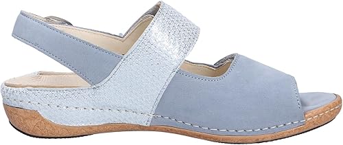 Waldlaufer 342002 212 267 Ladies sky/blue sandal