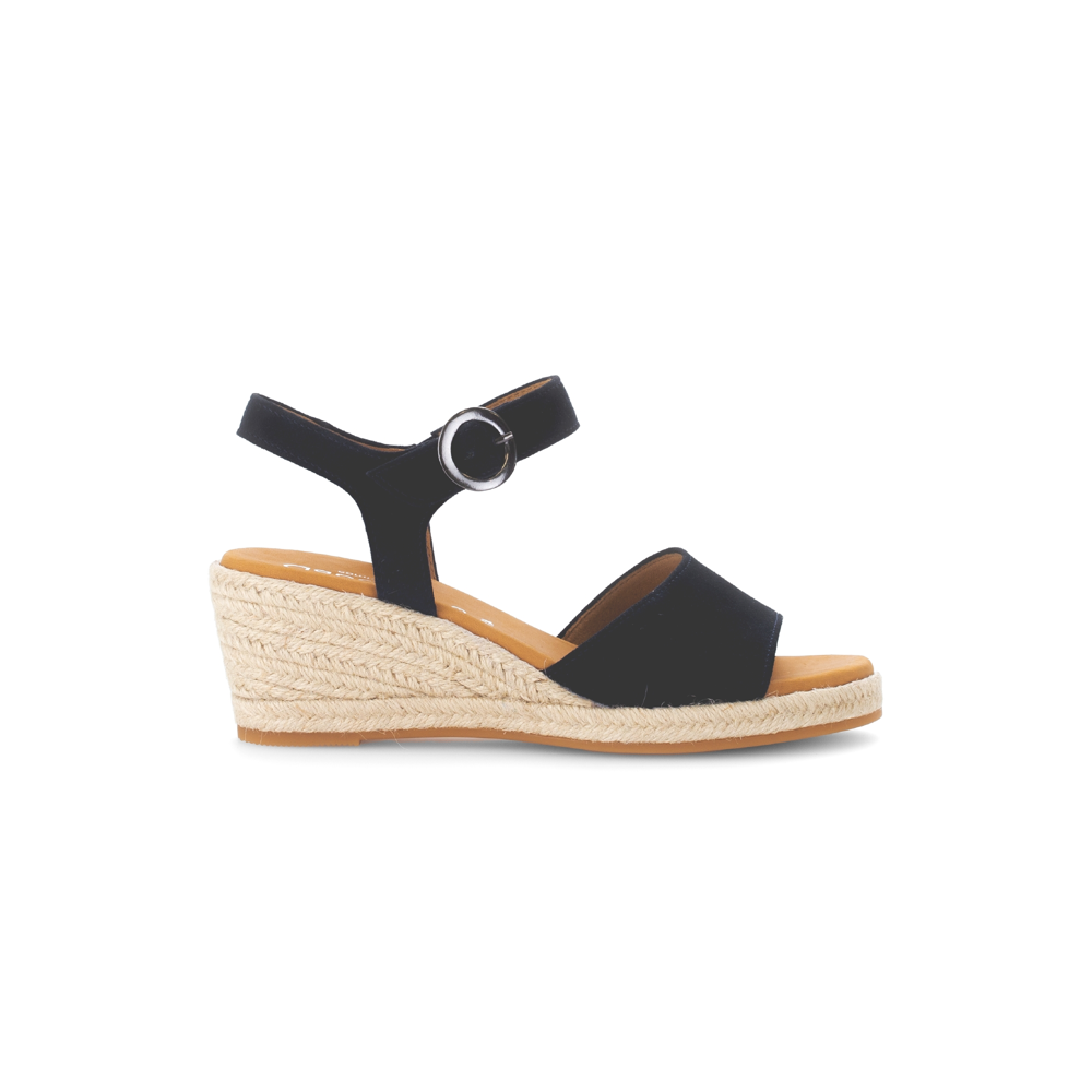 Gabor 62.710.46 Ladies Monica Dark Blue Wedge Sandal