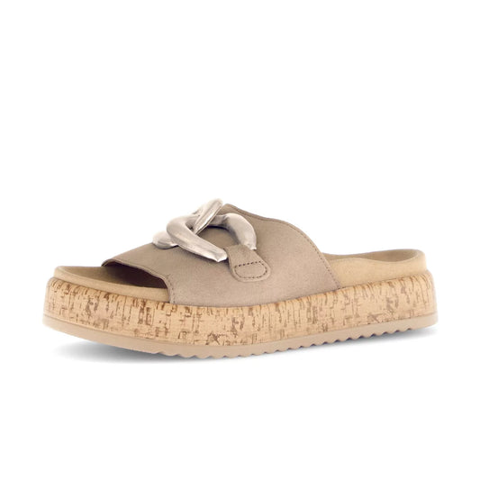 Gabor 63.761.12 Ladies Kay Rabbit/Puder Mule
