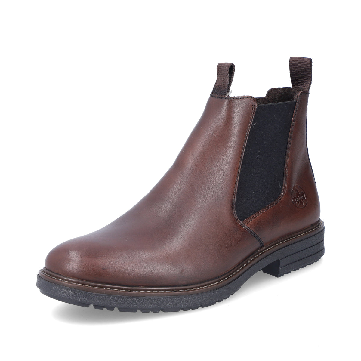 Rieker 33180-26 Mens Brown Zip Chelsea Boot