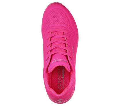 Skecher 73667 Uno Night Shades Hot Pink