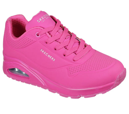 Skecher 73667 Uno Night Shades Hot Pink