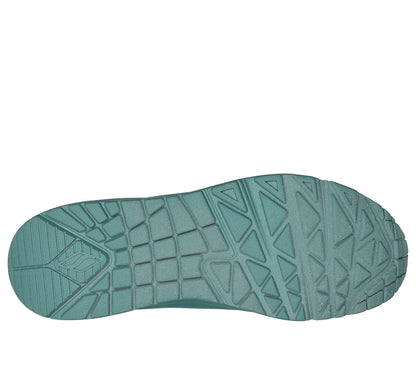 Skecher 73690 Ladies Stand On Air Teal Trainer