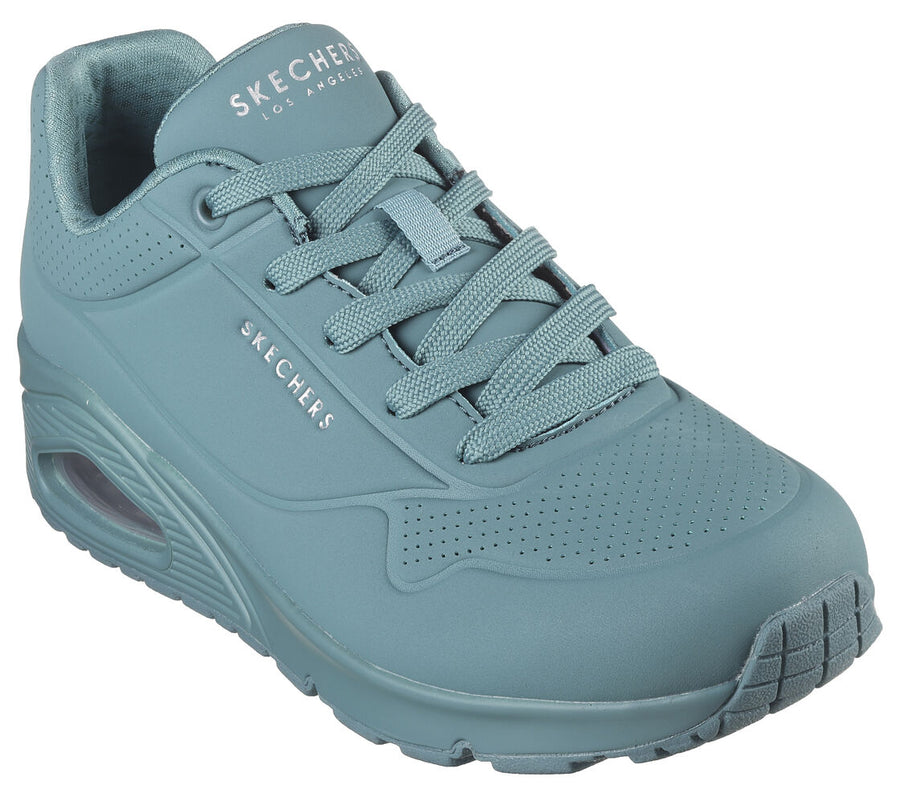 Skecher 73690 Ladies Stand On Air Teal Trainer