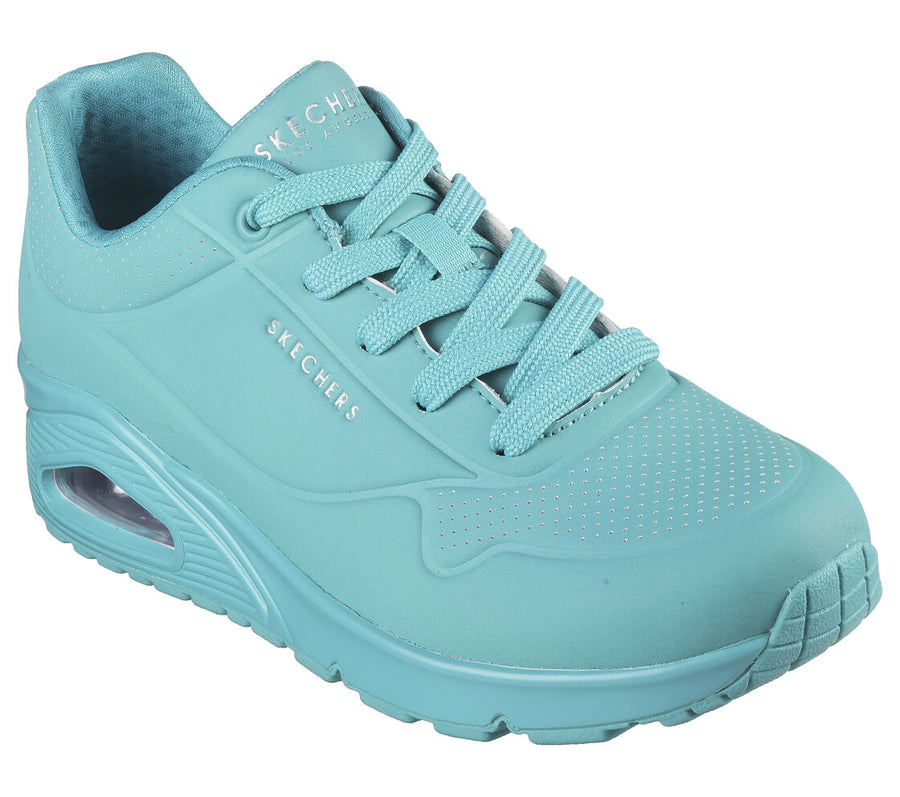 Skecher 73690 Ladies Turquise Stand On Air Trainer
