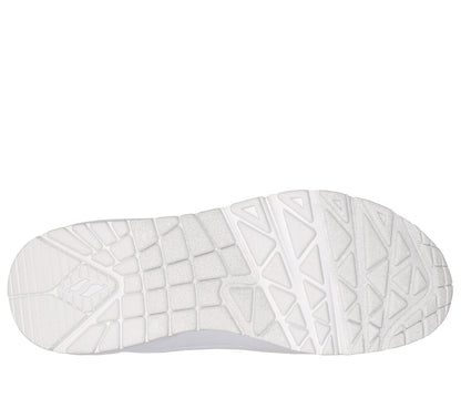 Skecher 73690 Ladies Uno Stand On Air White Trainer