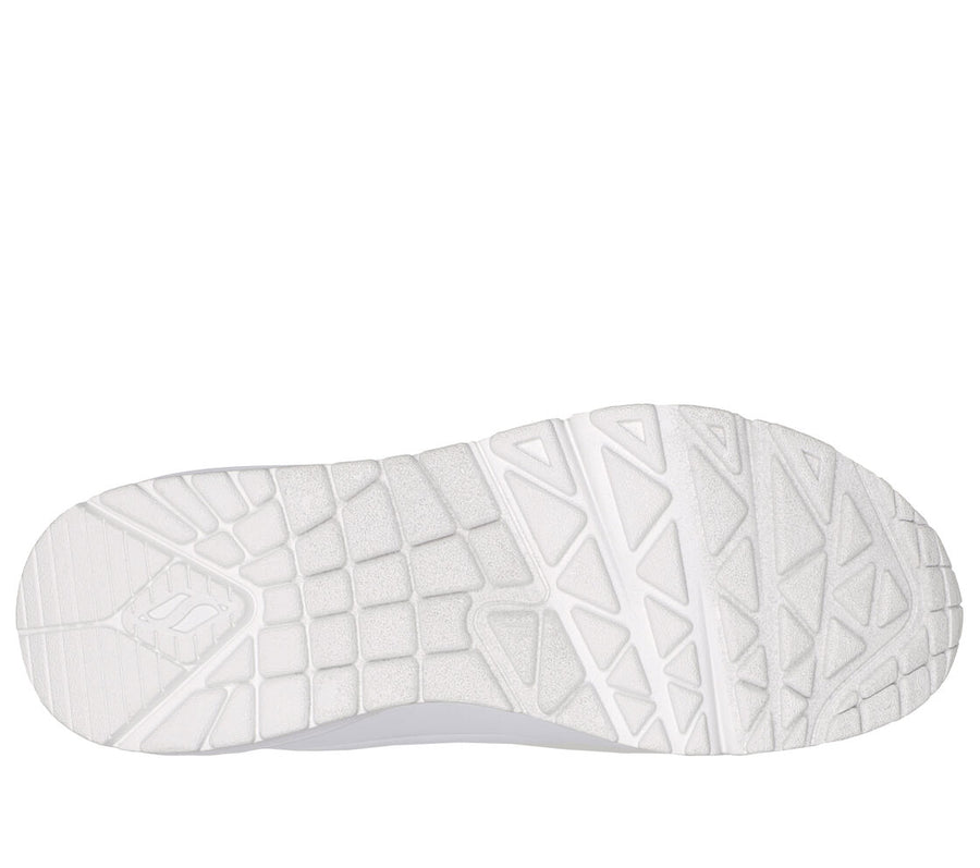 Skecher 73690 Ladies Uno Stand On Air White Trainer
