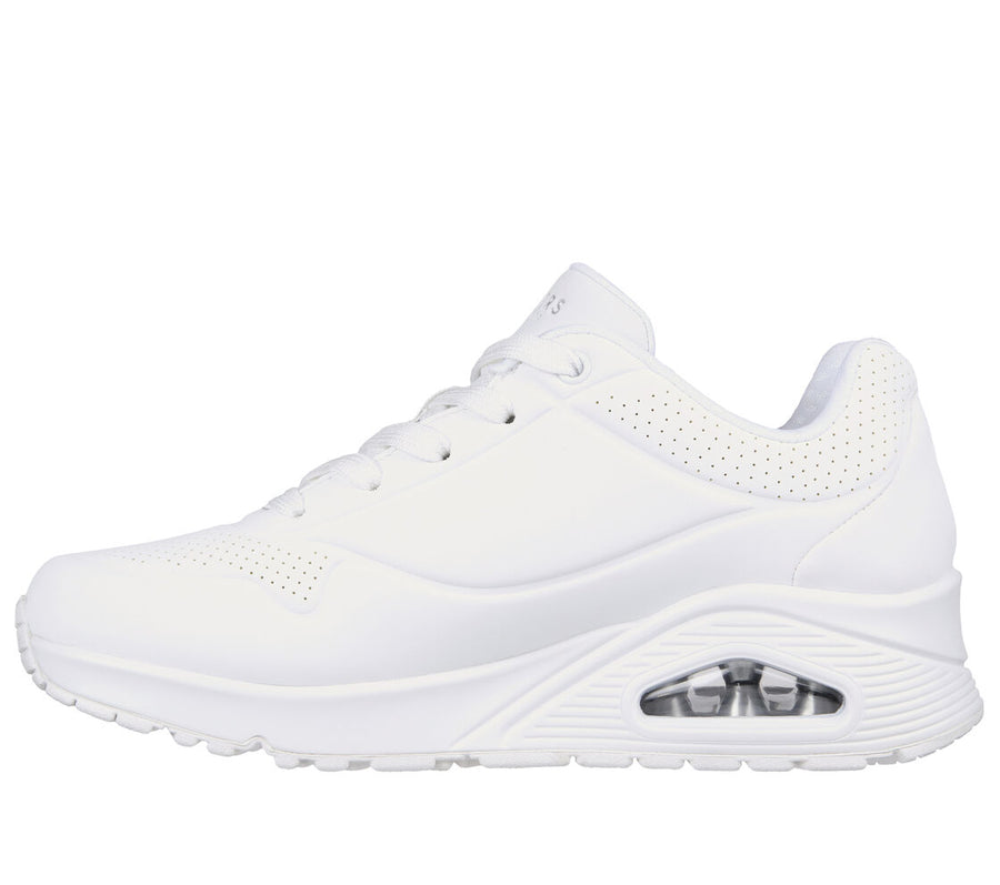 Skecher 73690 Ladies Uno Stand On Air White Trainer