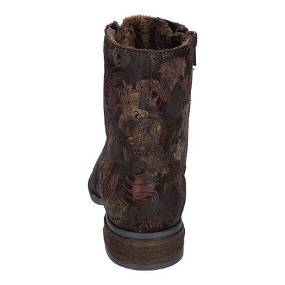 Josef Seibel Ladies Sanja 01 Floral Print Ankle Boots 76501 VL272 330