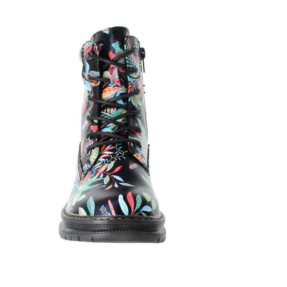 Josef Seibel 769521 989 101 Ladies Floral Vegan Ankle Boot