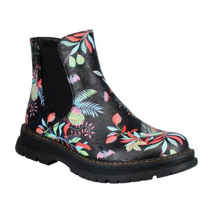 Josef Seibel (Westland) 769522 787 100 Black Print Chelsea Boot.
