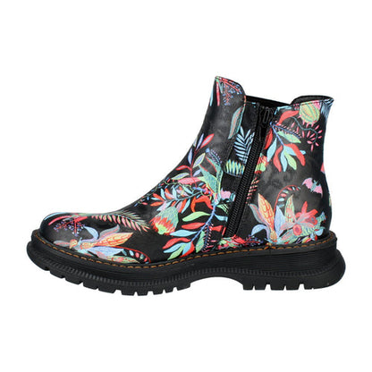 Josef Seibel (Westland) 769522 787 100 Black Print Chelsea Boot.