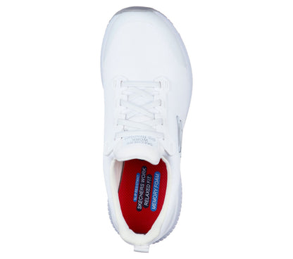 Skechers 77222EC Ladies Work Squad SR White Trainer