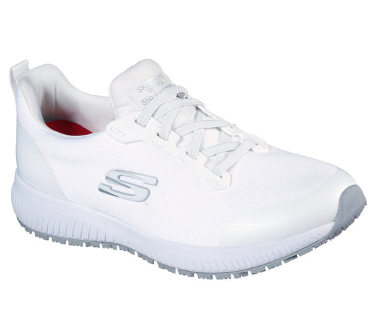 Skechers 77222EC Ladies Work Squad SR White Trainer