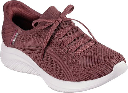 Skecher 149710 Burgundy Ladies Slip-In Ultra Flex 3.0( Brilliant Path)