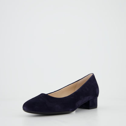Gabor 31.320.16 Ladies Develope Navy Suede Shoe