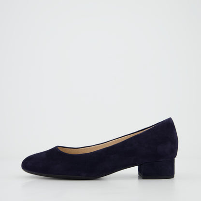 Gabor 31.320.16 Ladies Develope Navy Suede Shoe