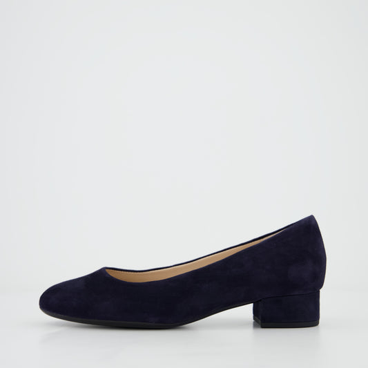 Gabor 31.320.16 Ladies Develope Navy Suede Shoe
