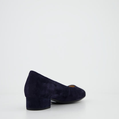 Gabor 31.320.16 Ladies Develope Navy Suede Shoe