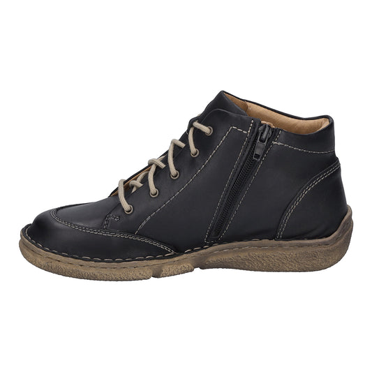 Josef Seibel Ladies Neele 01 Black Ankle Boots 85101 950 101