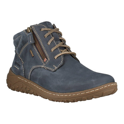 Josef  Seibel 90554 VL480 525 Ladies Waterproof Indigo Lace up Boot.