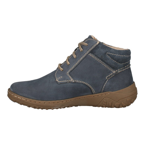 Josef  Seibel 90554 VL480 525 Ladies Waterproof Indigo Lace up Boot.