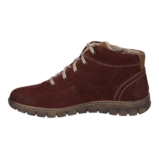 Josef Seibel Ladies Steffi 53 Bordo Waterproof Ankle Boots 93153 Vl869 410