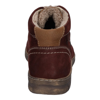 Josef Seibel Ladies Steffi 53 Bordo Waterproof Ankle Boots 93153 Vl869 410