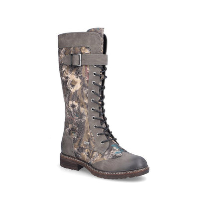 Rieker 94734-90 Ladies Calf Lengh Multi Boot
