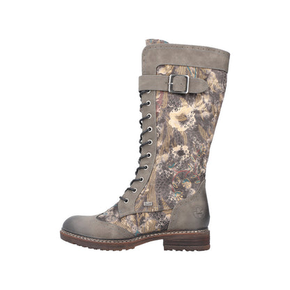 Rieker 94734-90 Ladies Calf Lengh Multi Boot