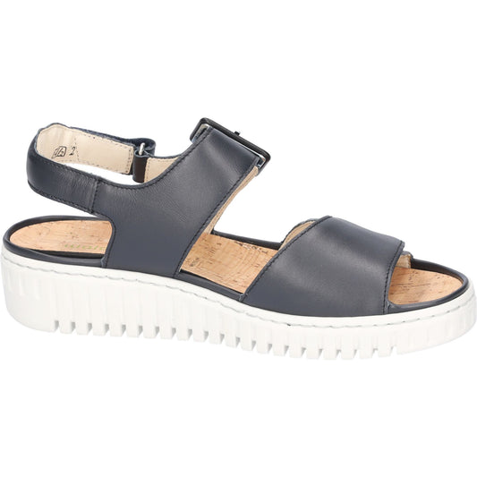 Waldlaufer 955004 102 002  Willow Ocean Nappa Velcro Sandal