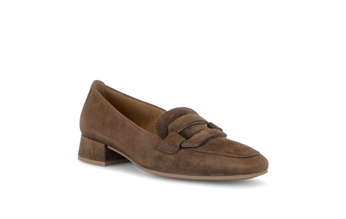 Gabor 4002.01.005 Ladies Great Brown Suede Loafer