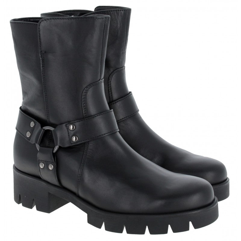 Gabor 51.713.27 Ladies Buford Black Biker boot