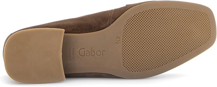 Gabor 4002.01.005 Ladies Great Brown Suede Loafer