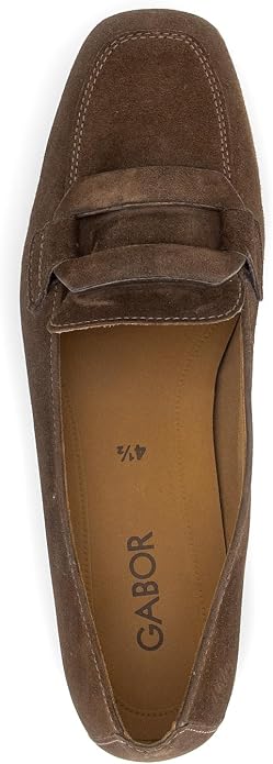 Gabor 4002.01.005 Ladies Great Brown Suede Loafer