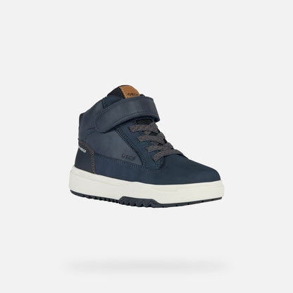Geox  J16MFA Bunshee Boys Navy/Black Waterproof HighTop