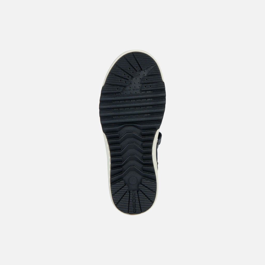 Geox  J16MFA Bunshee Boys Navy/Black Waterproof HighTop