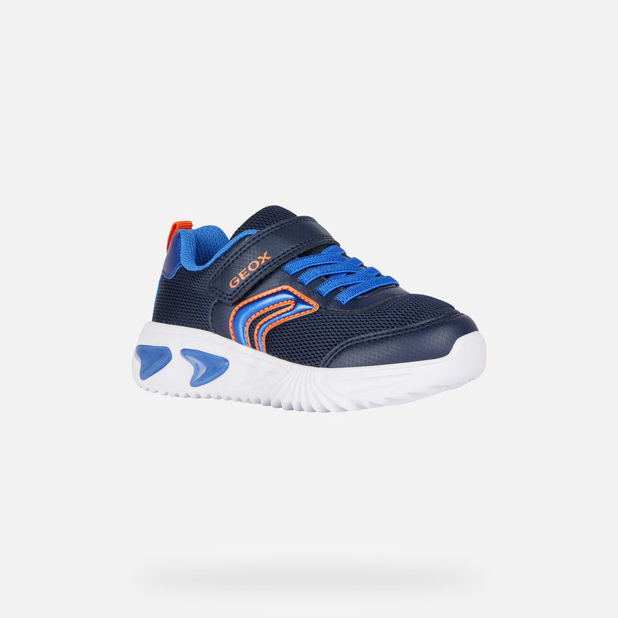Geox Boys J45DZC J Assister Navy/Royal Trainer