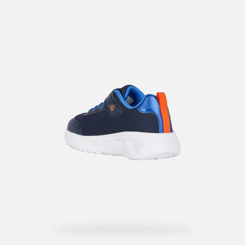 Geox Boys J45DZC J Assister Navy/Royal Trainer