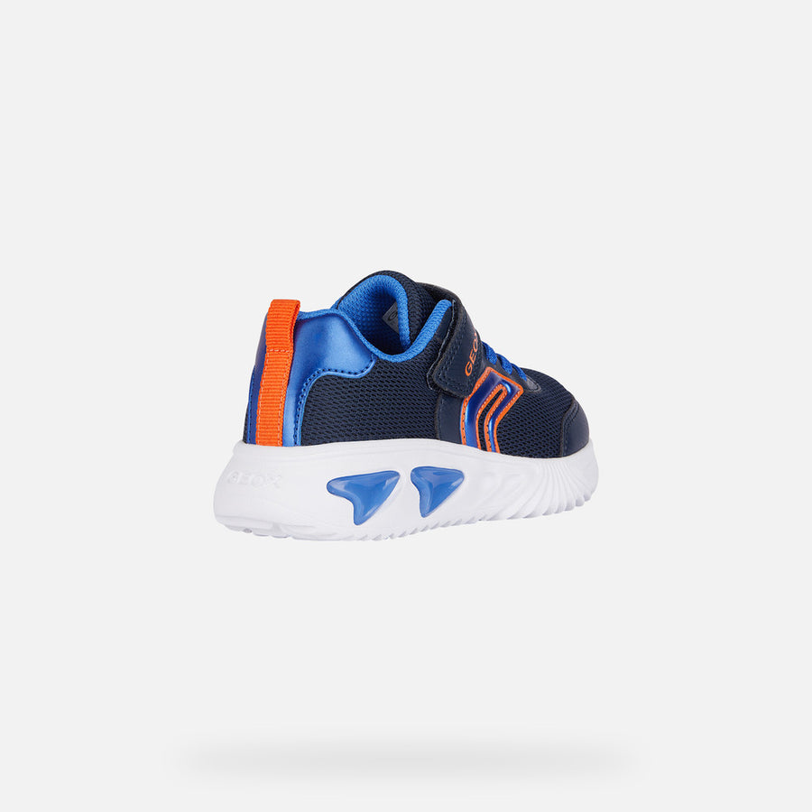 Geox Boys J45DZC J Assister Navy/Royal Trainer