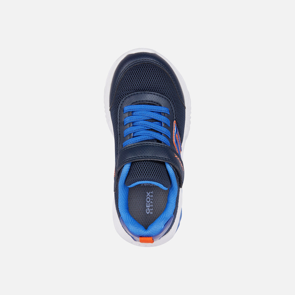 Geox Boys J45DZC J Assister Navy/Royal Trainer