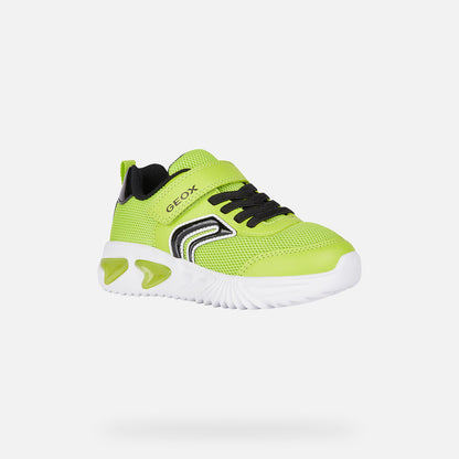 Geox Boys J45DZC J Assister Lime/Black Trainer