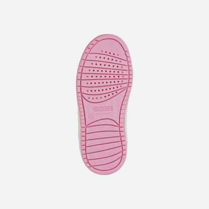 Geox J45HXB Girls J Washiba White/Multicolour Trainer